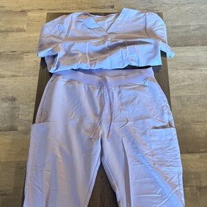 Lavender Women's Scrub Set